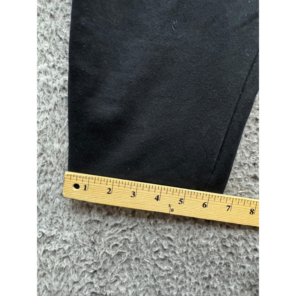 Roucha High Rise Feke Fleece Drawstring Cropped Pant Black Green Womens Size AA - Picture 8 of 15